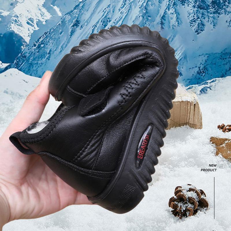 Women's Cotton Shoes 2024 New Winter Women's Boots Anti Slip Comfortable Cotton Shoes Plush Outdoor Anti Slip Warm Snow Boots