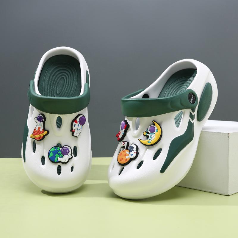 Boys Trendy Lightweight Clog Shoes Summer Eva Sandals Breathable Comfortable Design Nonslip