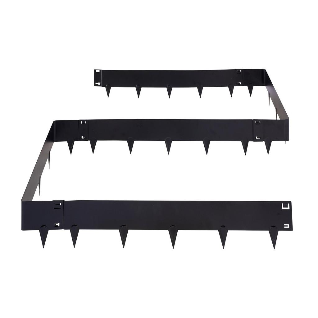 Galvanized Steel Landscape Edging, 6-Pack 1016 X 207 Mm Metal Edging for Landscaping with Gloves, Easy-to-Install, Heavy Duty Metal Garden Edge Border