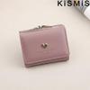 Female Tri-fold Wallet Korean Fashion Small Coin Purse Love Design Stylish Ladies Card Holder Wallet