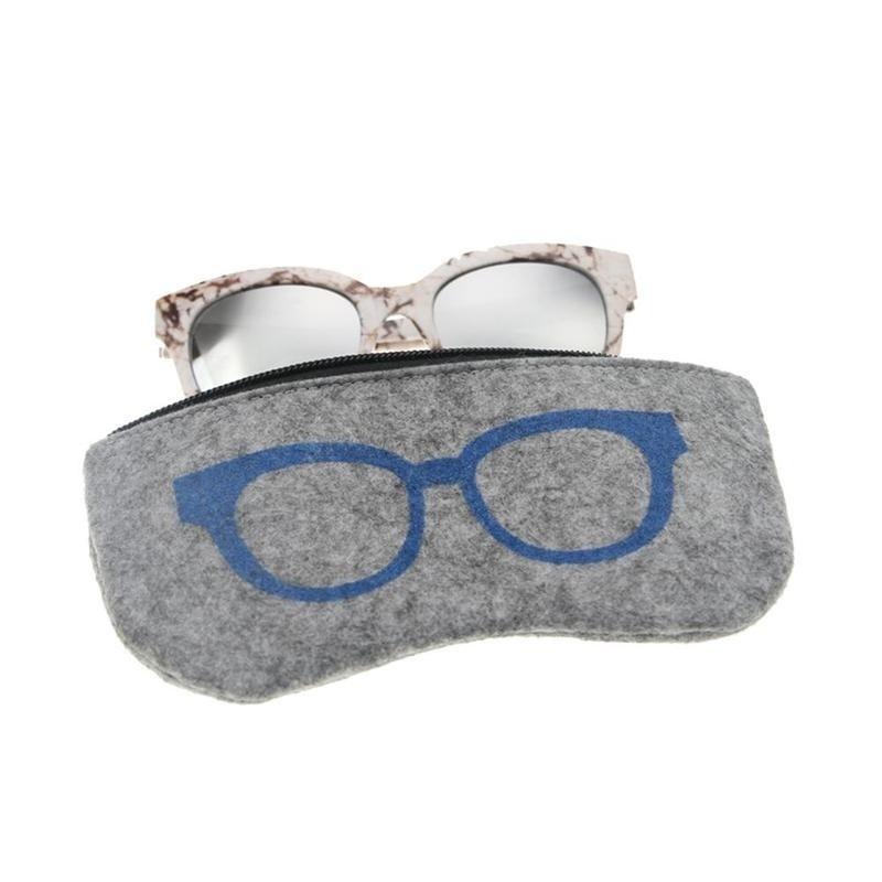 2018 Colorful Sunglasses Case For Women Men Glasses Box Felt Sun Glasses Bag Eyeglasses cases For Men Eyewear Accessories