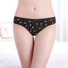 Ženy Sexy G-String Potisk Tanga Dámské Kalhotky Spodní prádlo Kalhotky Módní Kalhotky Spodní kalhotky Spodní prádlo 6 ks/šarže