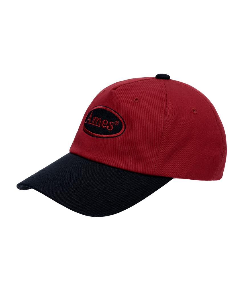 AMES-WORLDWIDE Symbol Logo Twotone Ball Cap Red