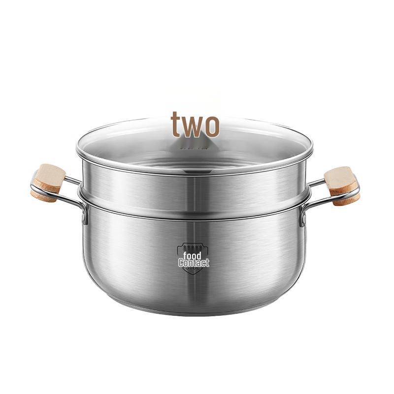 Bear 24cm 316L Stainless Steel Soup Pot & Steamer