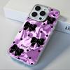 Colorful Love Heart Bow Girls  Phone Case For Apple iphone 15 16 14 13 Pro Max 16e 12 11 7 8 Plus XR SE Shockproof Fundas Cover