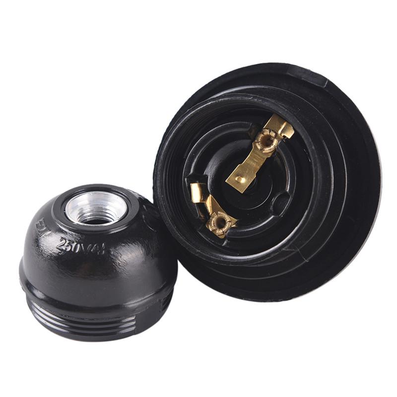 1Pc E27 Half A Teeth Lamp Base Bakelite Lampholder Edison Pendant Lamp Socket