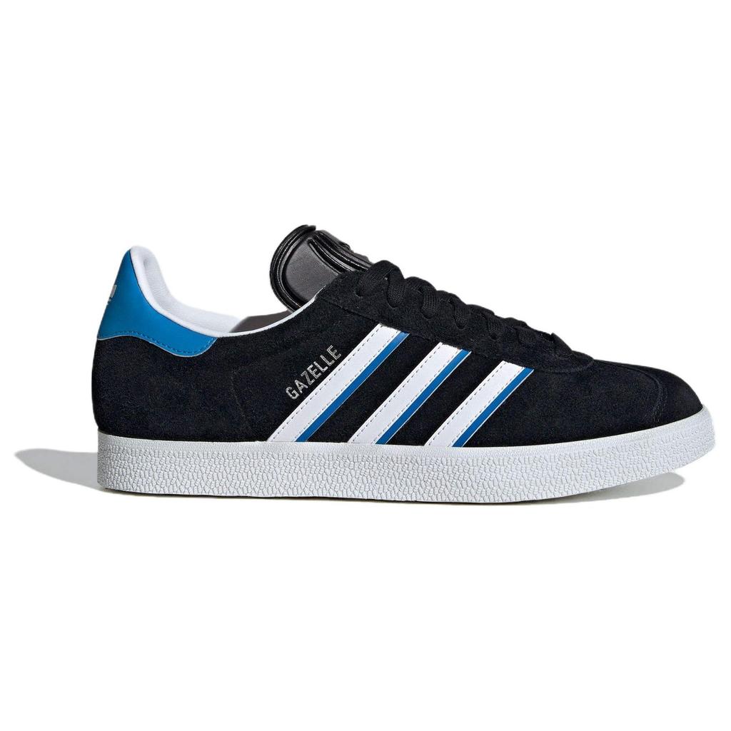 adidas Gazelle Core Schwarz Hellblau Unisex Sneakers Schuhe-Weiß IG6193