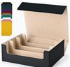 Portable Durable Eco-Friendly Card Deck Box Storage for Trading Cards 1800+ PU Leather Commander Card Deck Case