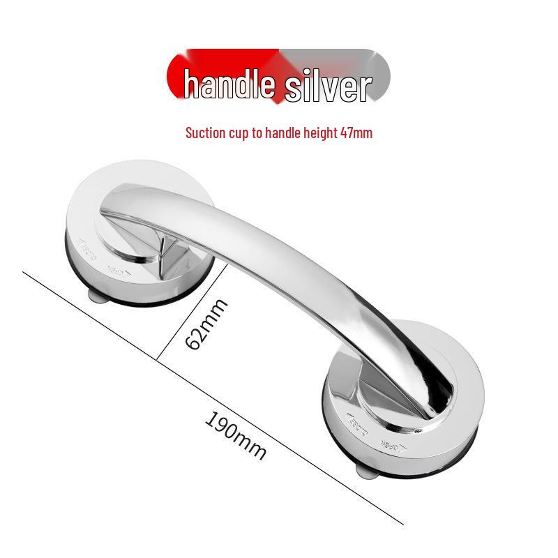 Uchwyt do przesuwnych drzwi szklanych i mocna przyssawka do szafek kuchennych, lodówek lub okien - Nie wymaga wiercenia.