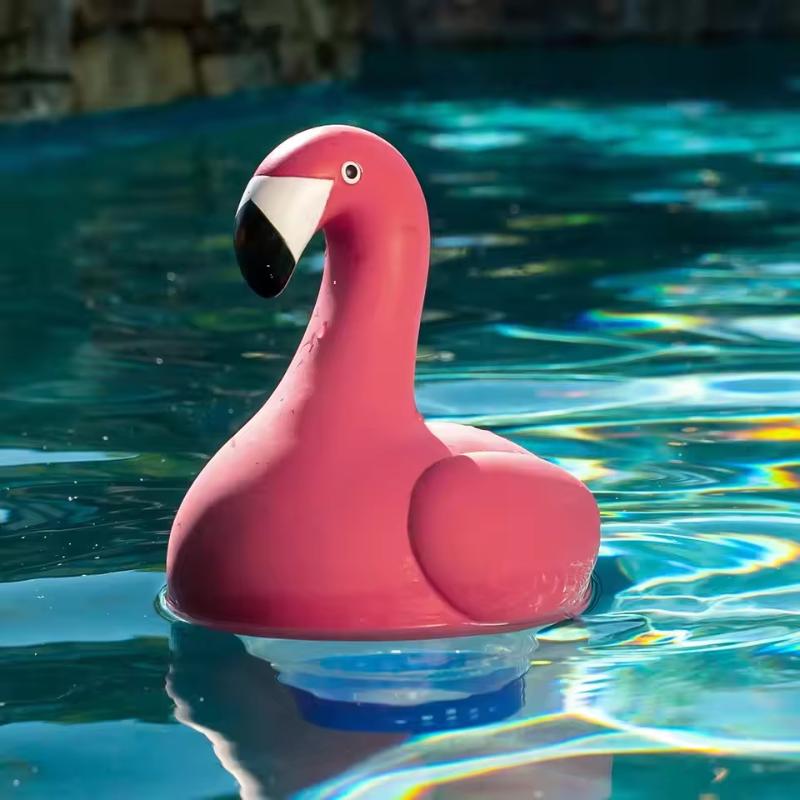 1 Pezzo Dosatore Galleggiante per Pastiglie Chimiche Piscina Flamingo Tartaruga Anatra Dosatore Cloro Piscina per Spa