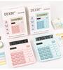 Colorful Solar-Powered Dual Office & Student Calculator