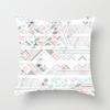 Ins Marble Geometric Print Square Pillow Cover Sofa Cushion Cover