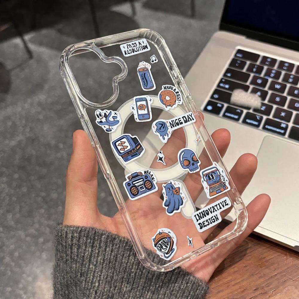 Magnetický kryt na telefon pro iPhone 11 12 13 iPhone 13 14 15 Pro 15 16 Pro Max Samsung A15 A16 A25 A26 A55 A56 S25 S24 S22 S23 Ultra S25 Edge