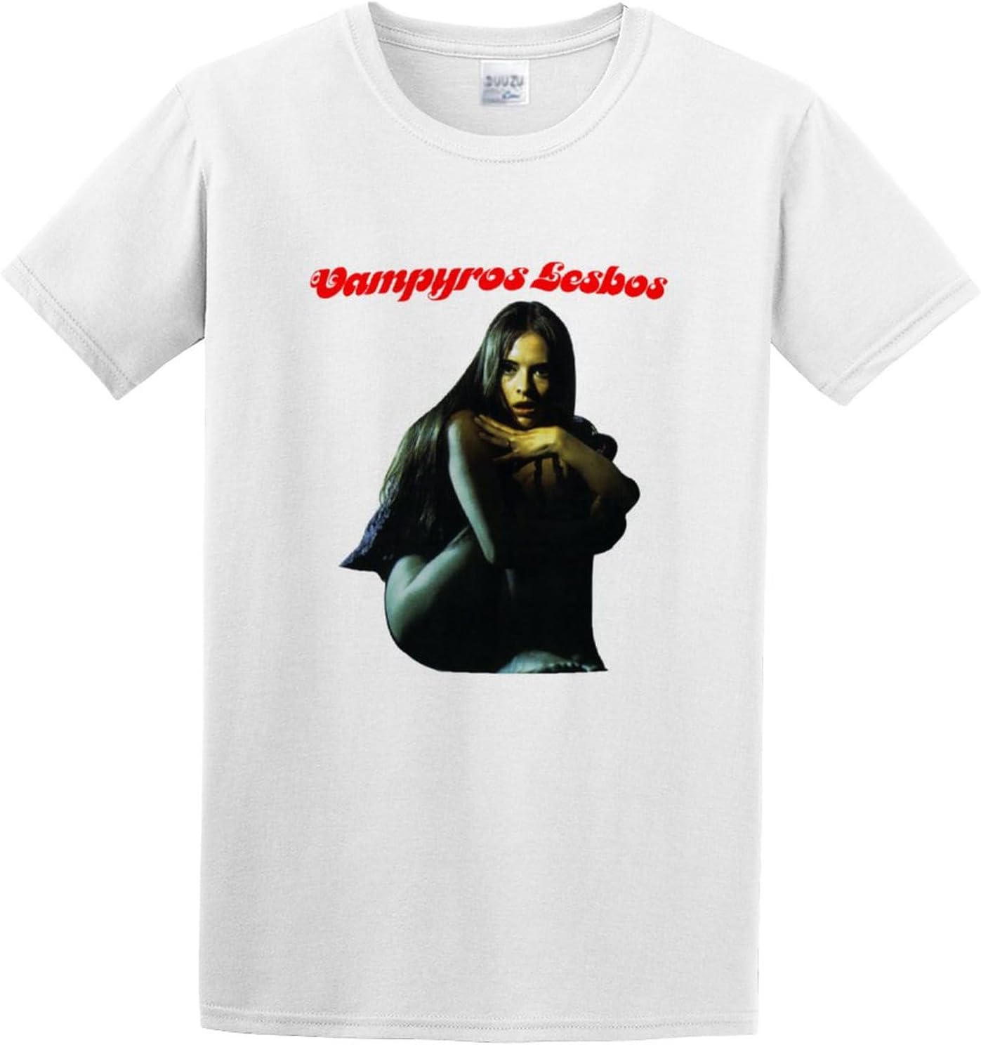 Short Sleeved T-shirt Horror Vampire Retro Vintage Cult Movie Jess Franco Men T-Shirt Black 4XL