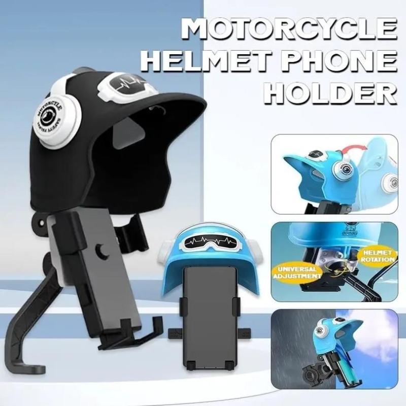 New Motorcycle Phone Holder Waterproof Phone Holder Bracket With Helmet Waterproof Shade Cell Phone Holder