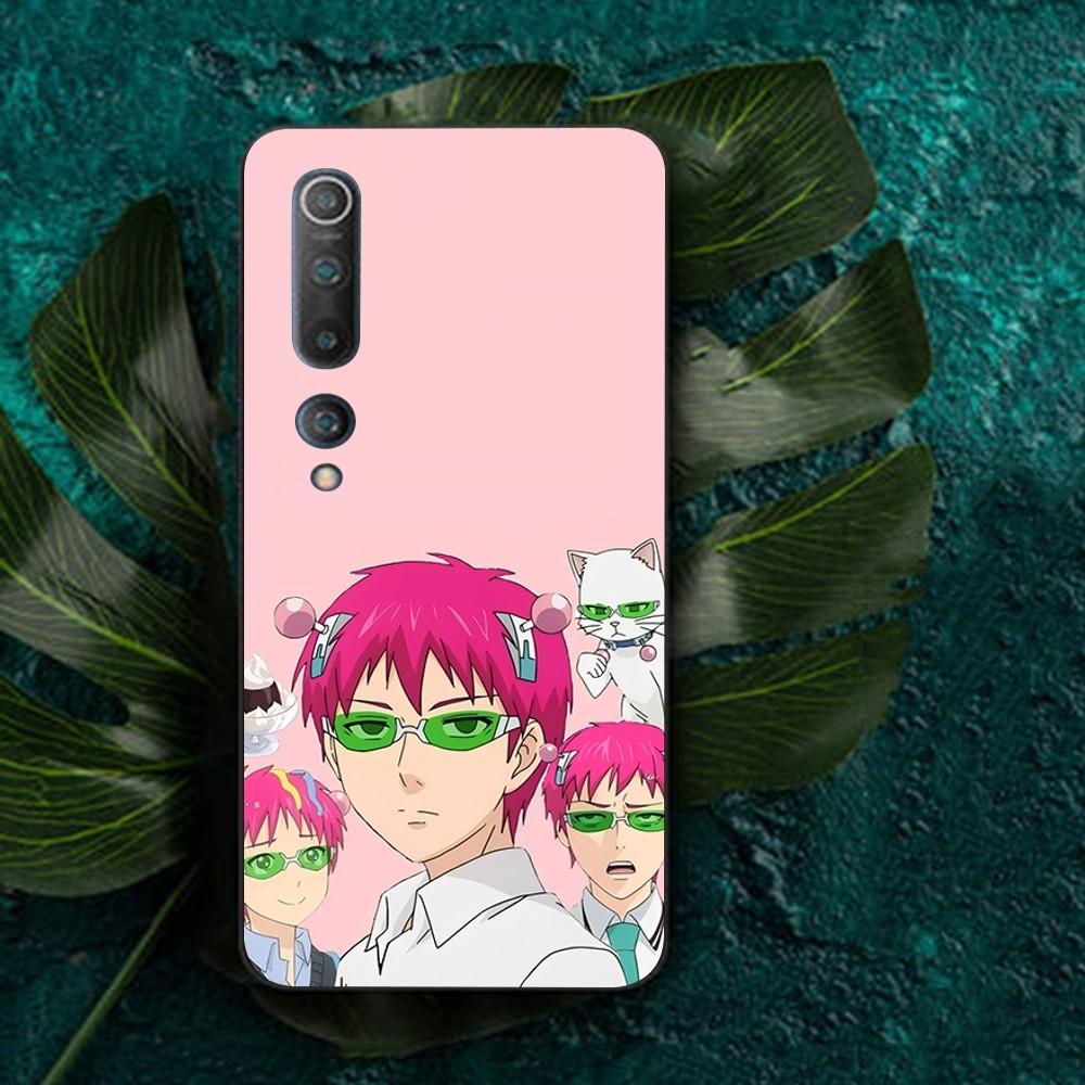 New Anime Saiki Kusuo Phone Case For Redmi Note 4 X 5 A 6 7 8 T 9 9S 10 11 11S 11Epro Poco M3 pro