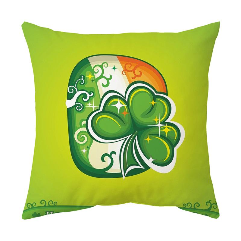 Cushion Pillow Cover Printed Cushion Cover St. Patrick's Day Gift