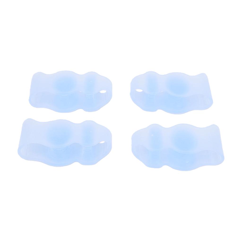 2 Pairs Toe Separators Spacers Soft SEBS Ergonomic Toe Straightenerss for Overlapping Toes