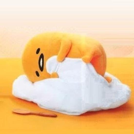 Gudetama Sushi & Lying Down Big Plush Toy Lying Down Only