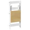 Vidaxl Corona Dining Chairs, Folding, 4 Pcs, White, Pine