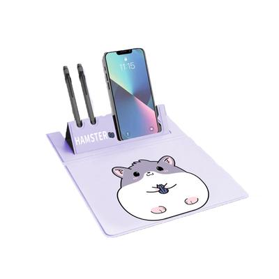 Çok Fonksiyonlu Fare Cep Telefonu Hayvan Derisi Kolayca Masaya Mat Ped, Stand/Kalemlik, Katlanabilir, Tasarım, Küçük, Malzeme, Taşıma, İnce, Sevimli,