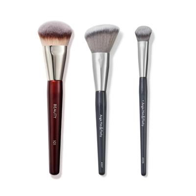 Sada štětců na make-up A507 A506 101 Štětce na obličej, konturovací, na make-up, zkosený konturovací, mini korektorové štětce, základní sada štětců na make-up