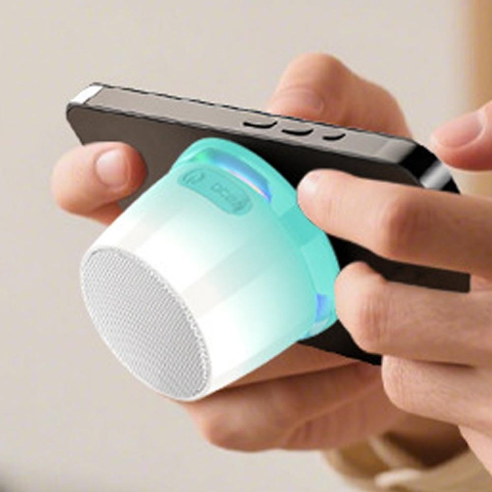 Bluetooth 5.3 Magnetic Mini Speaker Anti Lost Portable Sound Box RGB Light Speaker  Home Party