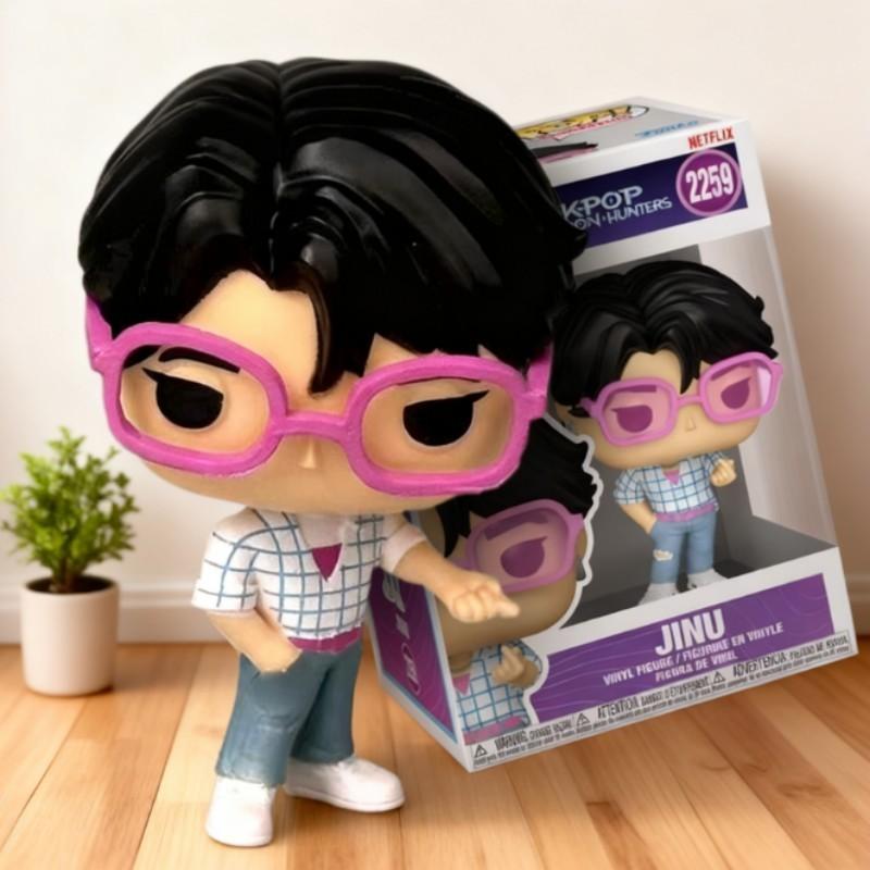 Silikon Derpy Anime Sammlermodell – KPop x Demon Slayer Zoey Rumi Mira Jinu Figur, Limitierte Geschenkidee für Erwachsene Kinder