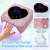 72W Cordless UV Nail Lamp Rechargeable 30 LEDs Nail Dryer UV Light Cabin Professional Nail Art Manicure Tools for Home and Salon