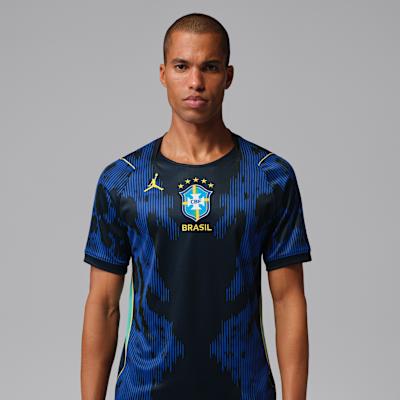 Иордания Бразилия 2026 Стадион Выездная Мужская Jordan Dri-FIT Футбольная Реплика Je M