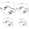 Teapot Cookie Cutter Set 5 inch 4 inch 3 inch 2 inch 4 Piece Tea Pot Cookie Cutters Shapes Molds Stainless Steel