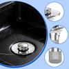 2 Pieces Bathroom Sink Stopper Hair Catcher Basin Drain Kitchen Strainer with Metal PP