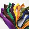 Solid Color High-Density Satin 8cm Tie - Korean Fashion Business Men's Accessory