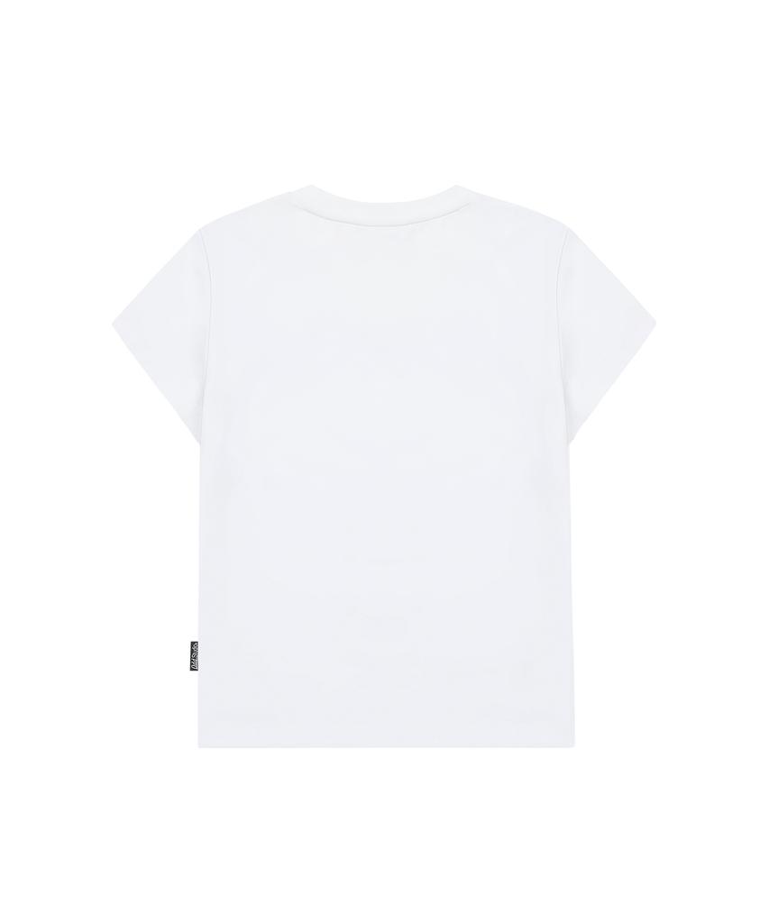 ODDSTUDIO Odsd Ascii Cap Sleeve T-Shirt - White