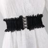 Womens Lace Refined Waist Belt Accessory Flexible And Stylish For Dresses Available In Colors Multiple