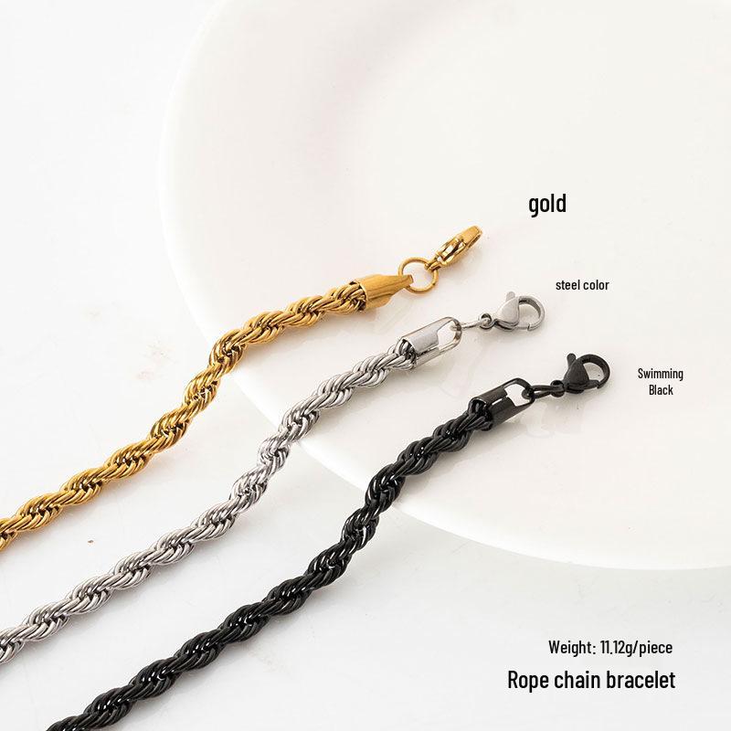 NK Kubanisches Hip Hop Herrenarmband - Trendiger Ketten Schmuck