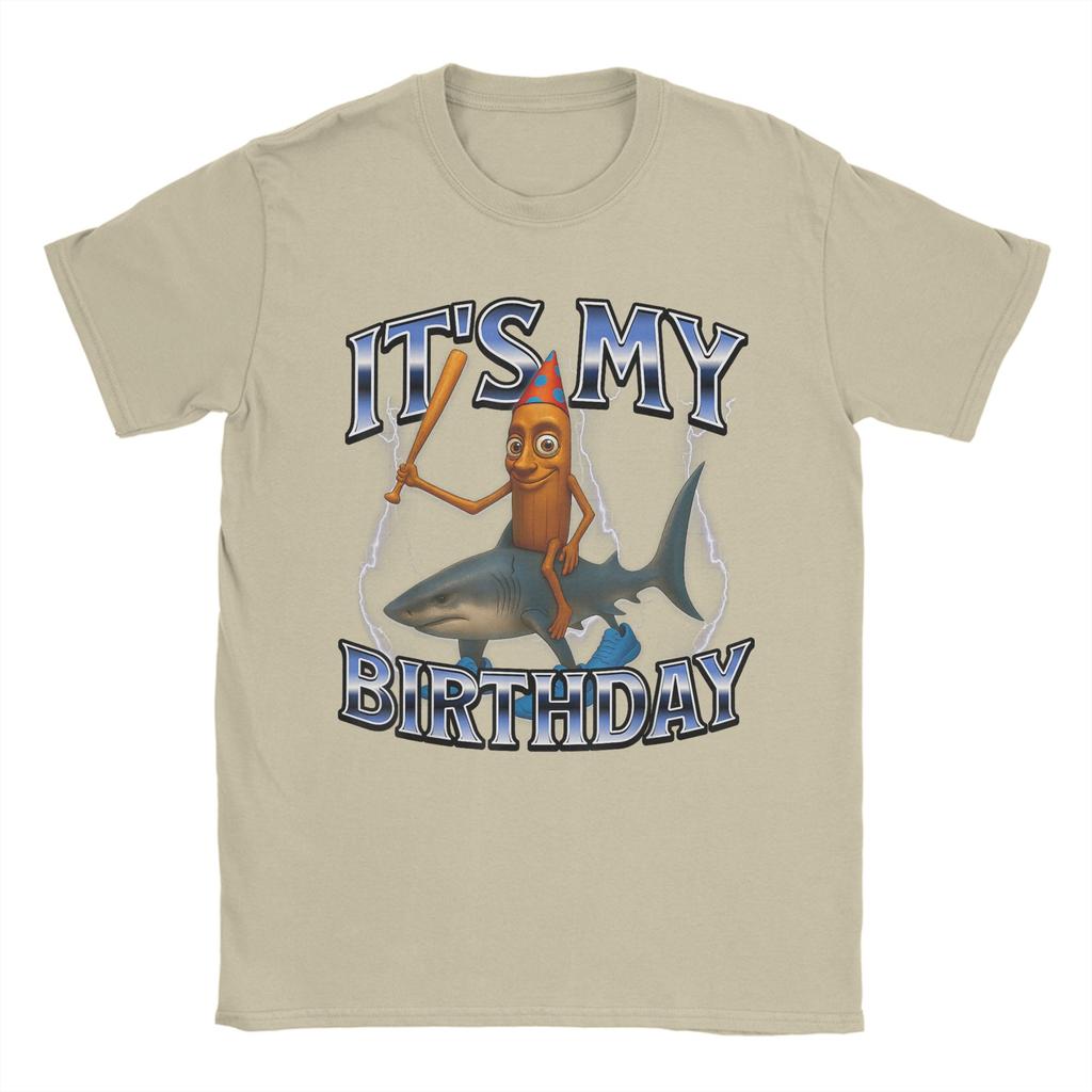 Unisex Italian Brainrot Birthday T Shirts Pure Cotton Tops Vintage Short Sleeve O Neck Tees New Arrival TShirts