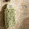 Chenille Quick-Dry Hanging Hand Towel - Cute & Absorbent for Kitchen, Bathroom, and Toilet