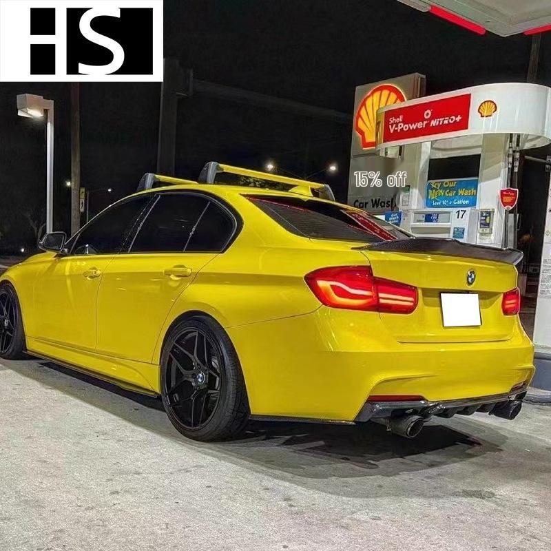 BMW 3 Series F30/F35 MT MP Style Carbon Fiber Rear Lip Dual Outlet Body Kit