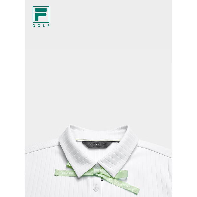 Fila Women's Knitted Short-Sleeve Golf Polo Shirt