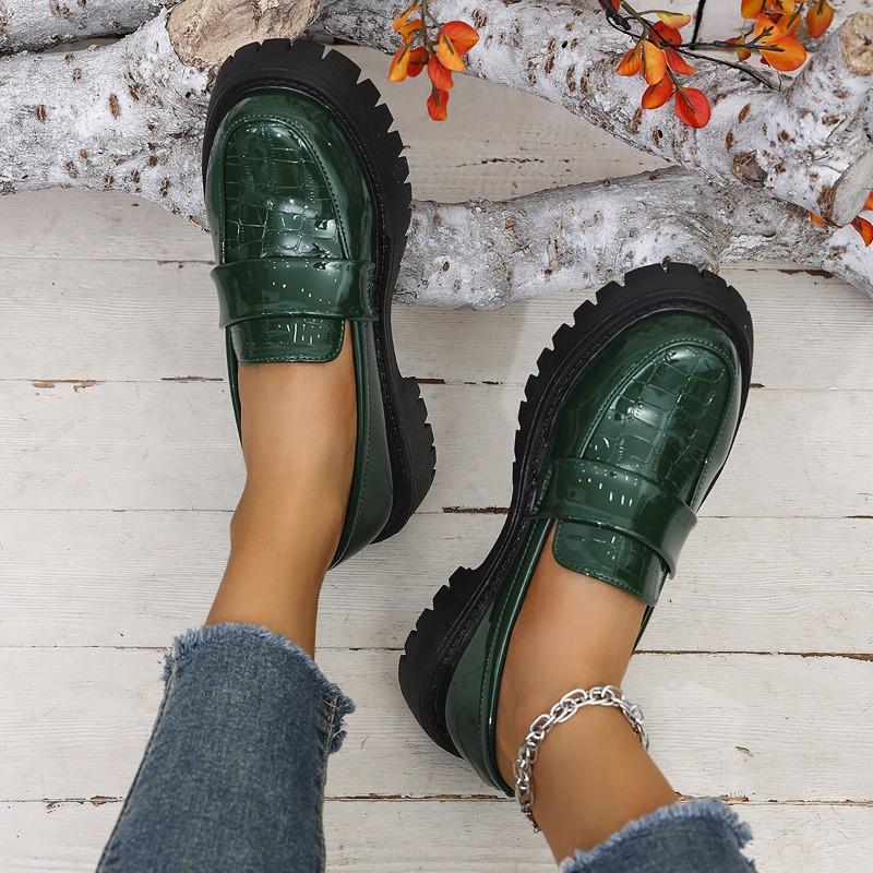 Women's British Small Leather Shoes Spring and Autumn New Platform College Style Single Shoes Fashion Shoes