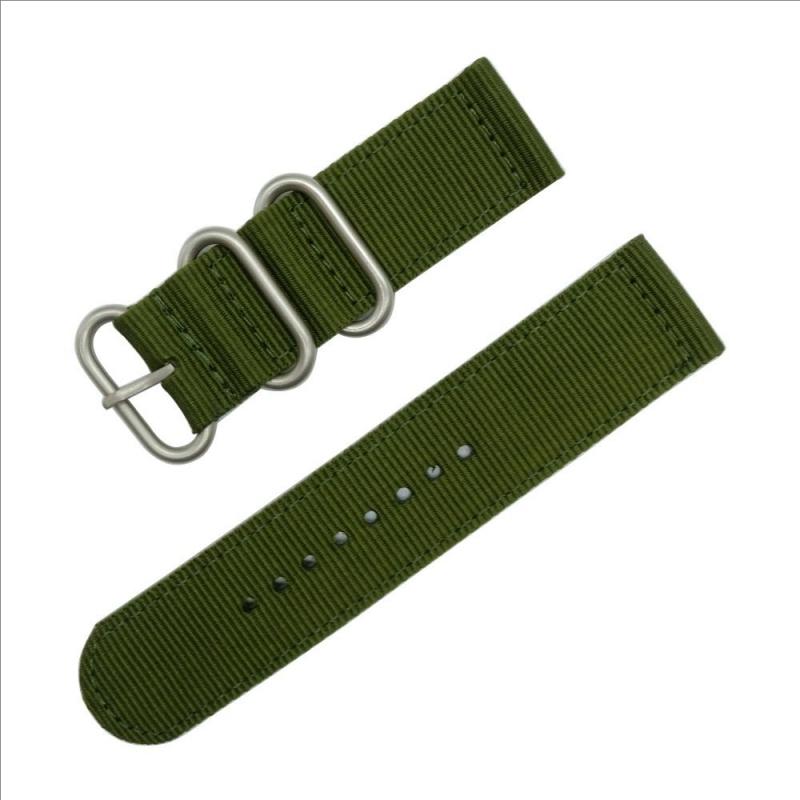 18mm20mm22mm24mm Nylon Woven Canvas NATO Watchband Strap Fine Steel Needle Buckle Universal Bracelet for SEIKO IWC Citizen 2028