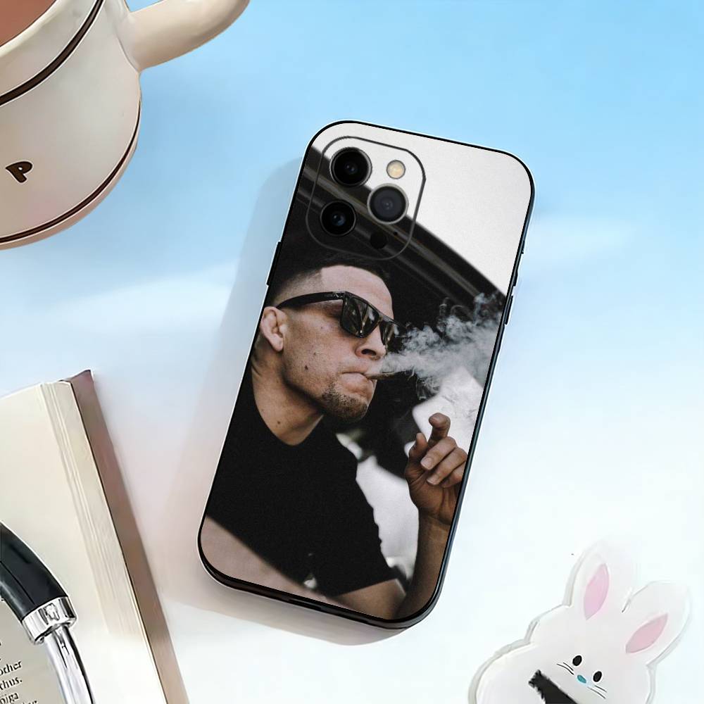 N-Nickname-Nate Diaz Phone Case Silicone Soft For IPhone 17 16 15 14 13 12 11 X XR Plus Pro Max Plus