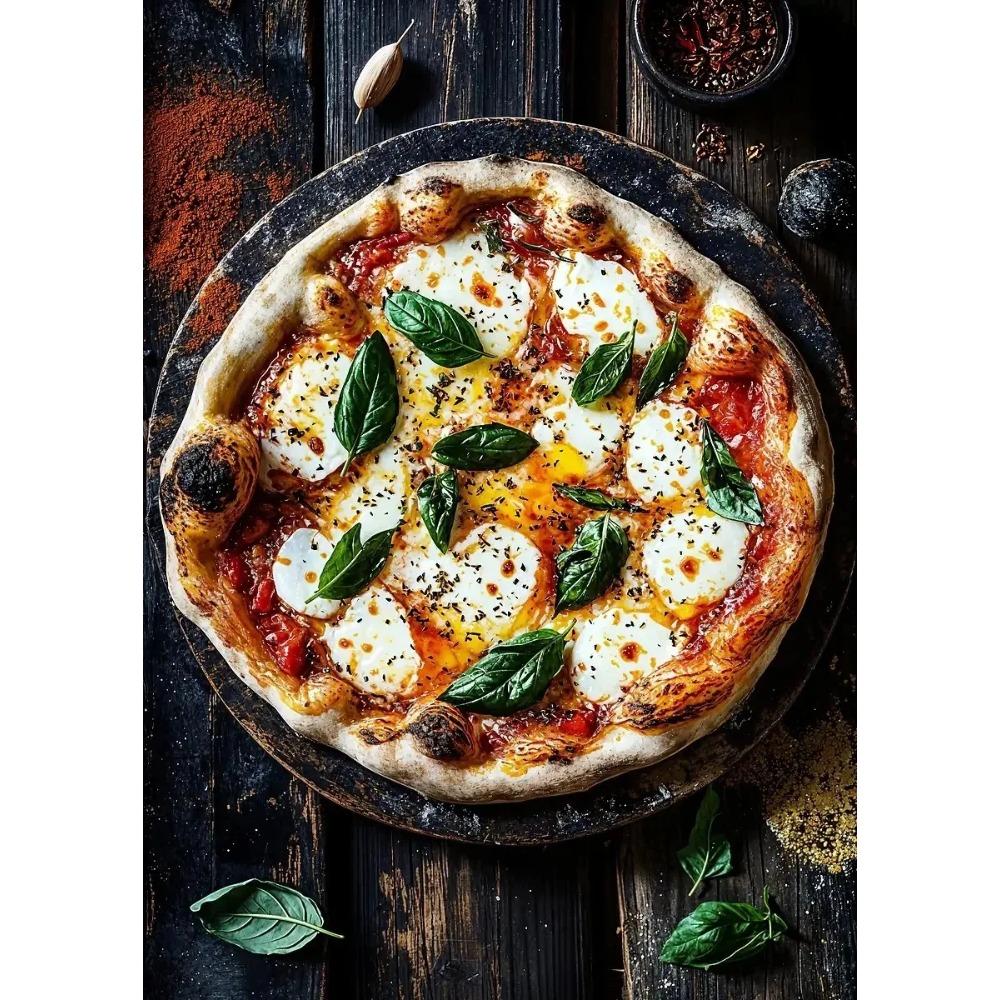 Delicious Pizza Wall Art Poster Healing Temptation Food Canvas Prints Painting Restaurant Kitchen Living Room Home ation
