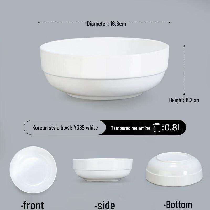 Sweet & Elegant Thick Melamine Soup Bowl