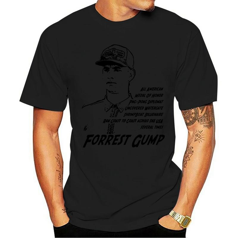 Forrest Gump Movie Parody Funny Cool Fan T Shirt 100cotton