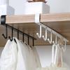 Multipurpose 6 Hook Kitchen Cup Holder Home Accessory for Cabinet and Wall Storage of Mugs and Daily Use Items