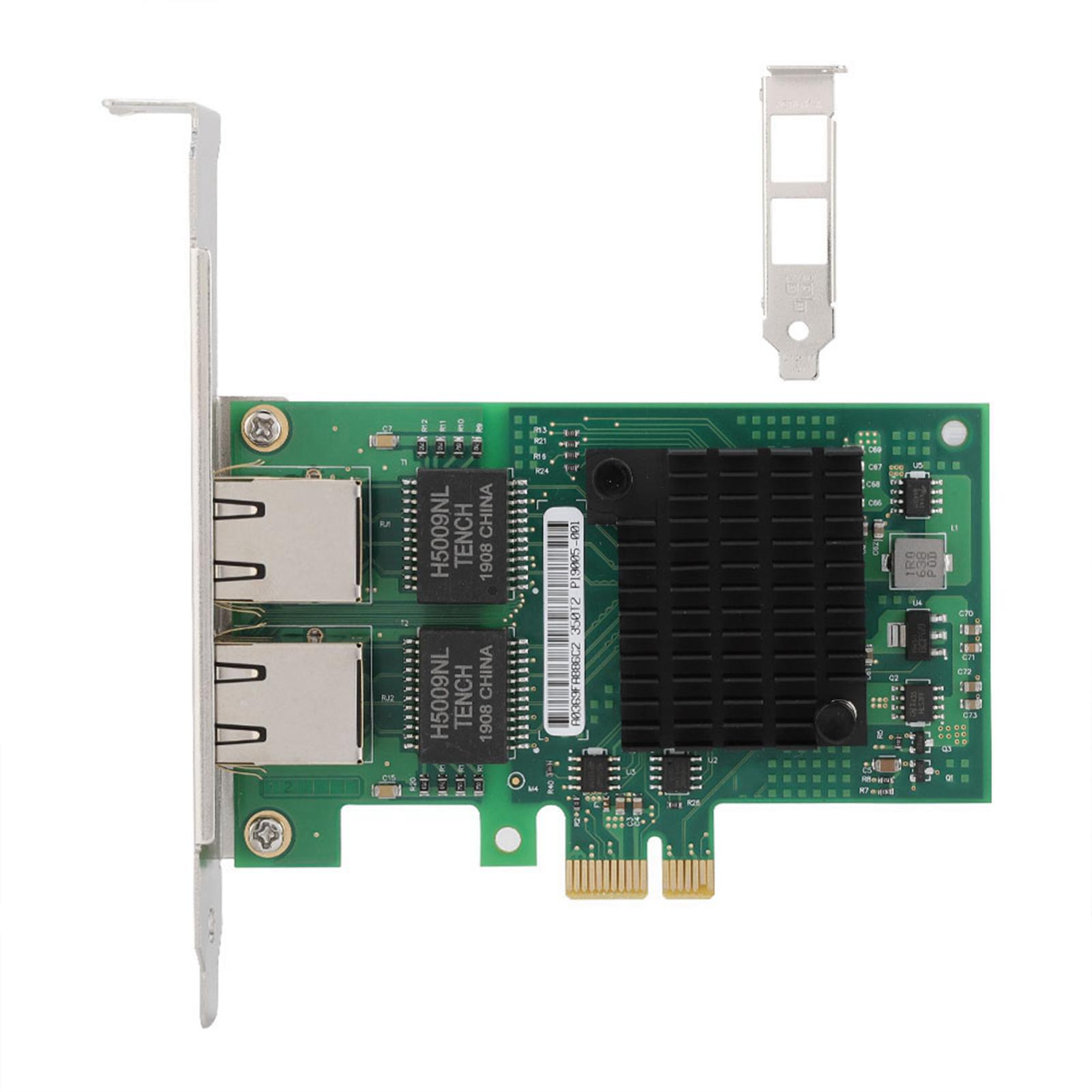 

I350T2M PCIE Dual Port For Intel I350AM2 Chip Processor Gigabit Network Card