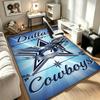Dallas Cowboys  A Rug Suitable for Office Chair Areas Living Rooms and Computer Desks Perfect for Home Offices and an Ideal Holiday Gift