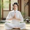 Zenová Meditácia Dámsky Plynúci Vílí Tanečný Kostým - Čínsky Štýl Liečiteľský Majster Oblečenie Set